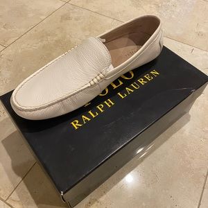BRAND NEW White Mens Leather loafers!